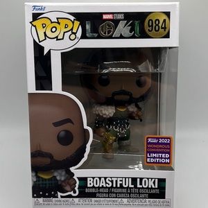 🌺 Boastful Loki 984 Funko Pop Marvel Studios Limited Edition NWT 🎄